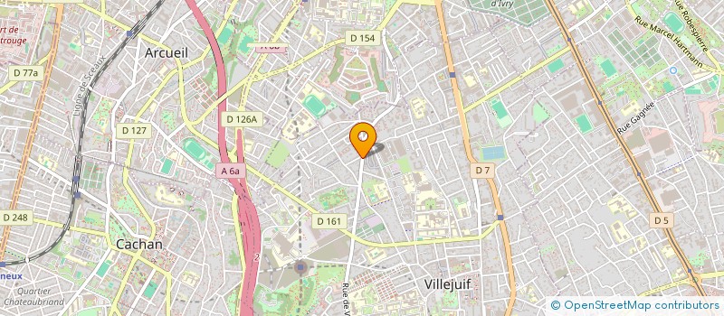 localisation de l'entreprise MADAME CHEDLY MAHOU à VILLEJUIF