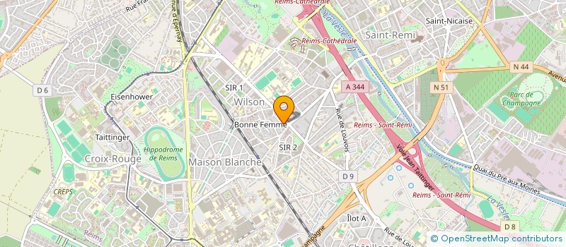 localisation de l'entreprise MADAME CHEFIK CHTIOUI  REIMS