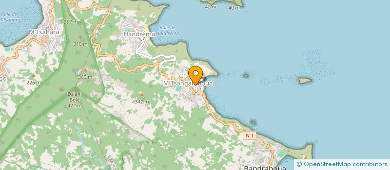 localisation de l'entreprise MADAME CHEHERAZADE DANIEL  BANDRABOUA