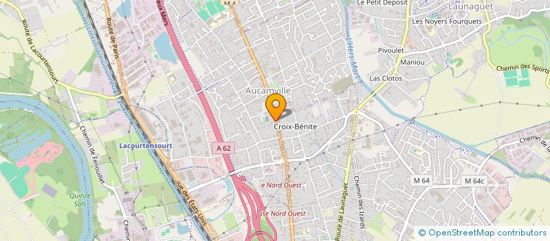 localisation de l'entreprise MADAME CHEHRAZADE SABEUR à AUCAMVILLE