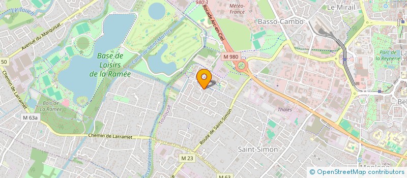 localisation de l'entreprise MADAME CHEIKA BEN CHOUG à TOULOUSE