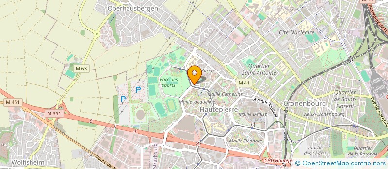 localisation de l'entreprise MADAME CHEIMA KHALDI à STRASBOURG