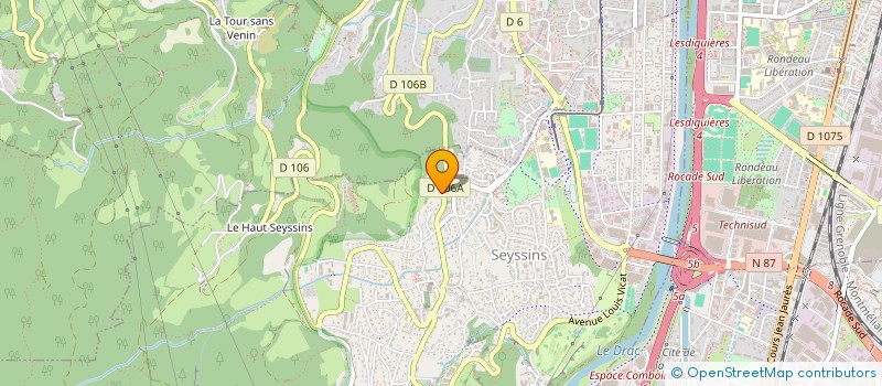 localisation de l'entreprise MADAME CHEISTINE LOMBARD à SEYSSINS