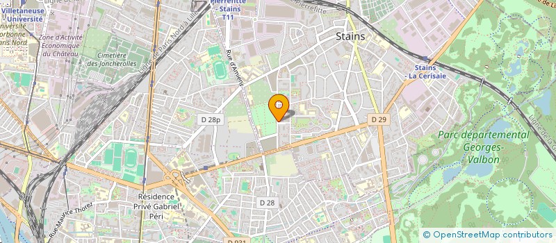 localisation de l'entreprise MADAME CHEKINA BETA TULEMA à STAINS