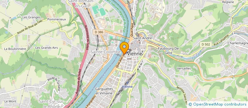 localisation de l'entreprise MADAME CHEKINA LOUMBOUZI à VIENNE