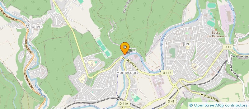 localisation de l'entreprise MADAME CHELET LESLIE FELICITA LOLA  HOMECOURT