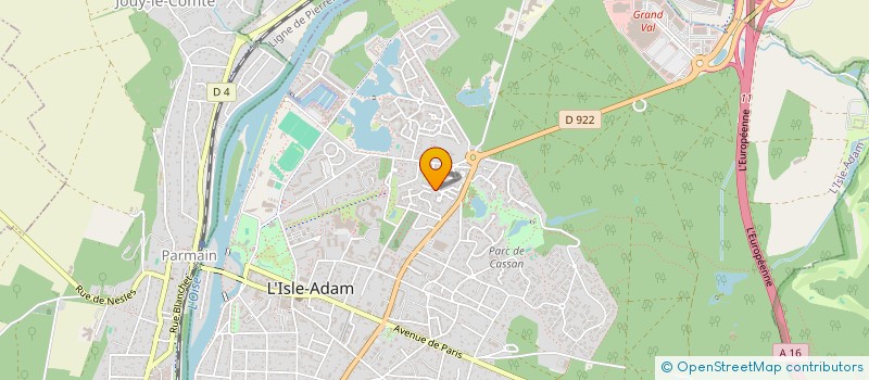 localisation de l'entreprise MADAME CHELIE BERGUIG  L'ISLE-ADAM