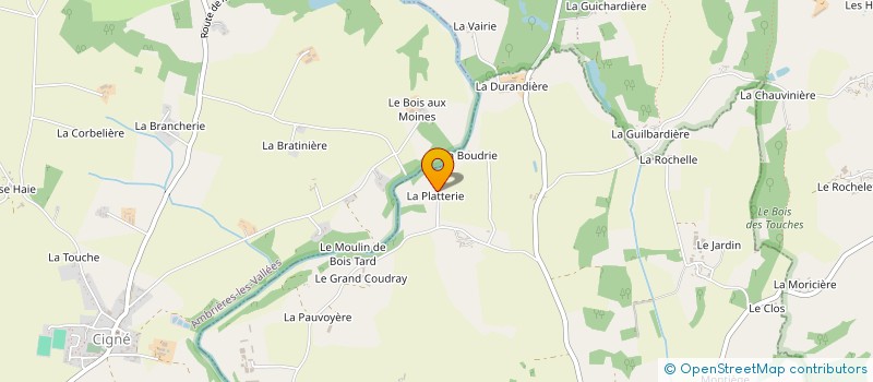 localisation de l'entreprise MADAME CHELSEA DUBOIS  CHANTRIGNE