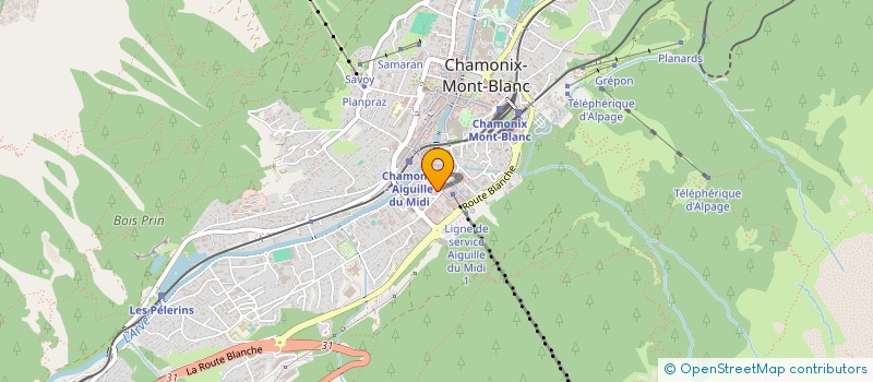 localisation de l'entreprise MADAME CHELSEA EVANS  CHAMONIX-MONT-BLANC