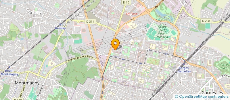 localisation de l'entreprise MADAME CHELSEA MOYAL  SARCELLES