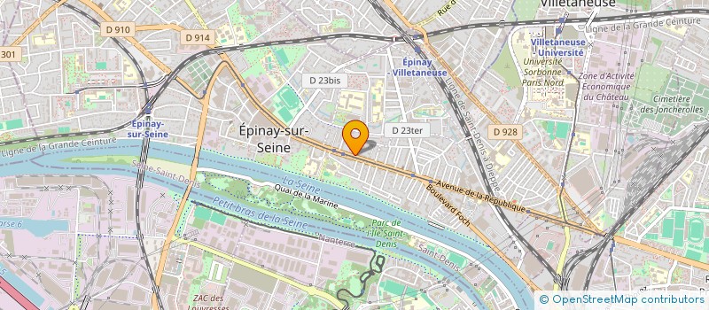 localisation de l'entreprise MADAME CHELSY MARANTE à EPINAY-SUR-SEINE