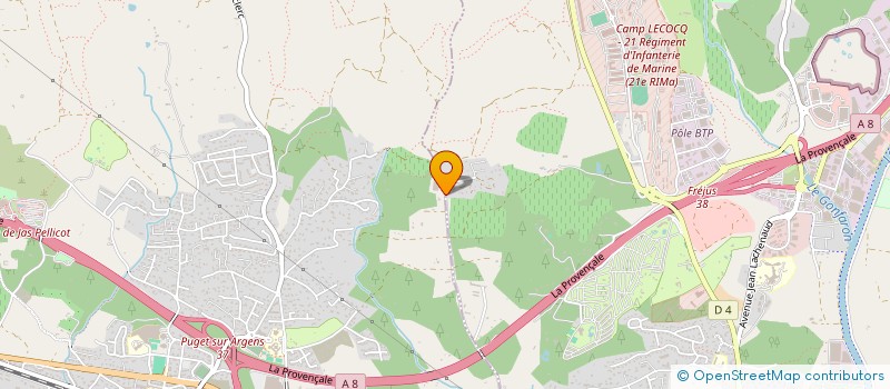 localisation de l'entreprise MADAME CHEMSSY FENOUD  PUGET-SUR-ARGENS