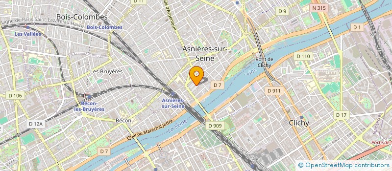 localisation de l'entreprise MADAME CHEN CHU  ASNIERES-SUR-SEINE