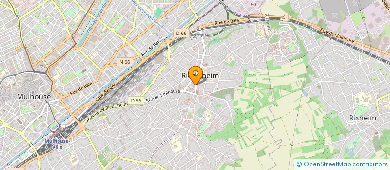 localisation de l'entreprise MADAME CHERAZAD BOUTAMINA  RIEDISHEIM