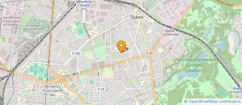 localisation de l'entreprise MADAME CHERAZAD KEDJOUTI à STAINS
