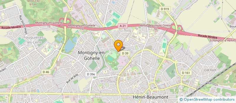 localisation de l'entreprise MADAME CHERAZADE HASSAM  MONTIGNY-EN-GOHELLE