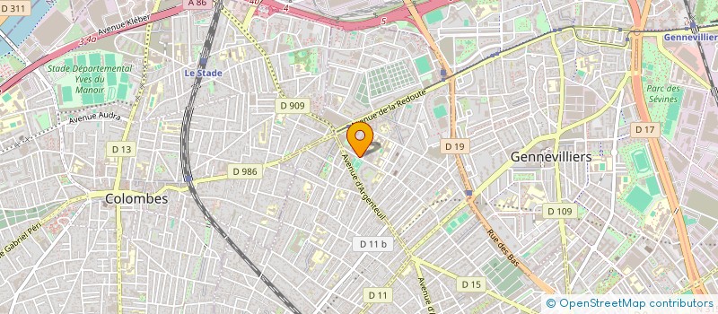 localisation de l'entreprise MADAME CHERAZADE LAHFIDI  HOUILLES