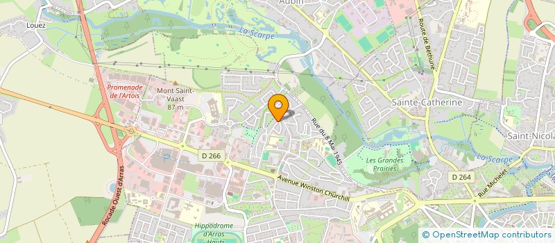 localisation de l'entreprise MADAME CHERAZADE SEFFAR à ARRAS