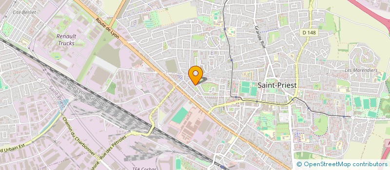 localisation de l'entreprise MADAME CHERAZADE ZAHRI  SAINT-PRIEST