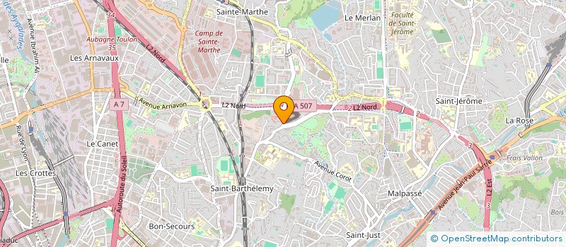 localisation de l'entreprise MADAME CHERAZZAD BAYOUDH à MARSEILLE