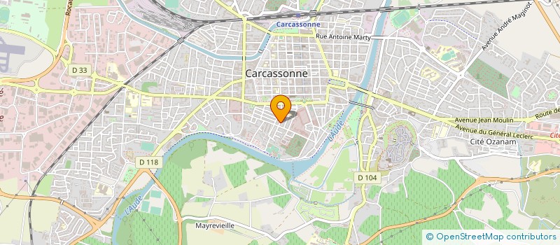 localisation de l'entreprise MADAME CHERIANE MEDJAHED à CARCASSONNE