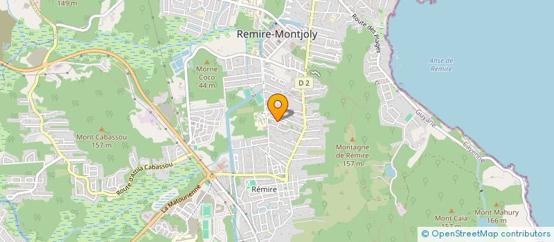 localisation de l'entreprise MADAME CHERIDA HO-KONG-CIAT  REMIRE-MONTJOLY