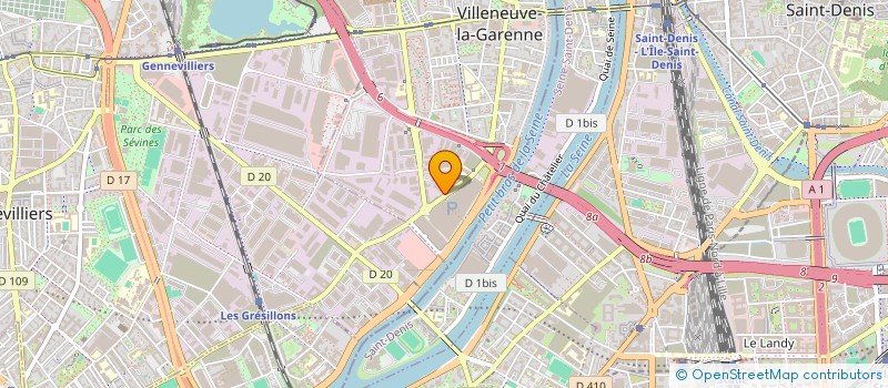 localisation de l'entreprise MADAME CHERIF KONARE  VILLENEUVE-LA-GARENNE