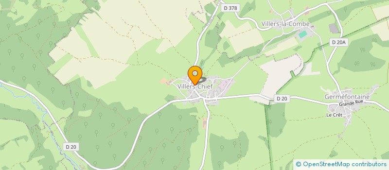 localisation de l'entreprise MADAME CHERIFA ABDEDOU  VILLERS-CHIEF