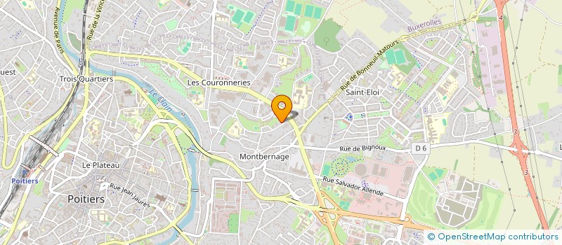 localisation de l'entreprise MADAME CHERIFA BEDIAR à POITIERS