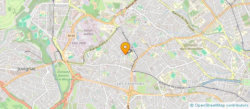 localisation de l'entreprise MADAME CHERIFA BENARICHA à MONTPELLIER