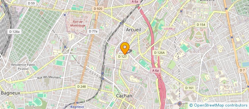 localisation de l'entreprise MADAME CHERIFA CHERIGUENE  ARCUEIL