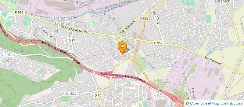 localisation de l'entreprise MADAME CHERIFA MAAMERI  FLORANGE