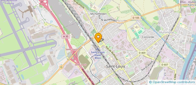 localisation de l'entreprise MADAME CHERIFA MAHIEDDINE  SAINT-LOUIS