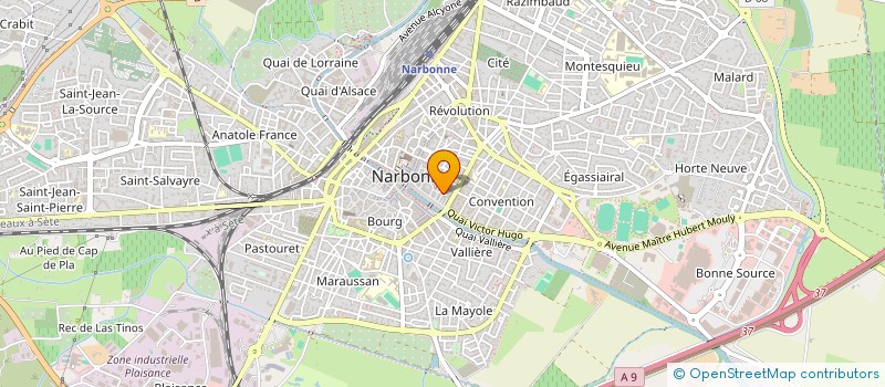 localisation de l'entreprise MADAME CHERIFA TAIBI à NARBONNE