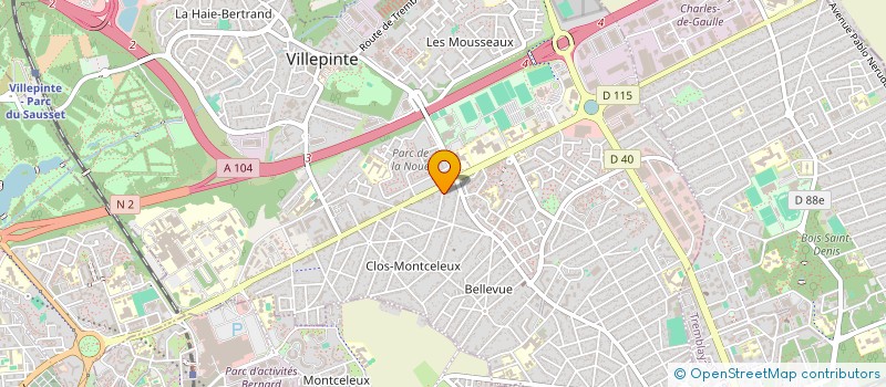 localisation de l'entreprise MADAME CHERIFA ZERBO  VILLEPINTE