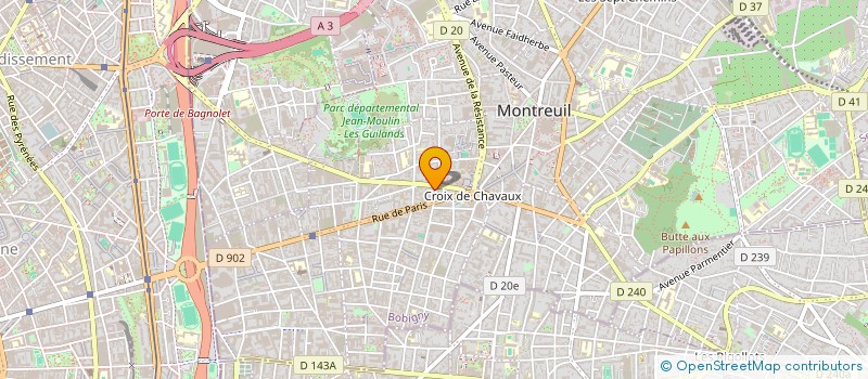 localisation de l'entreprise MADAME CHERINE COUCHELLOU à MONTREUIL
