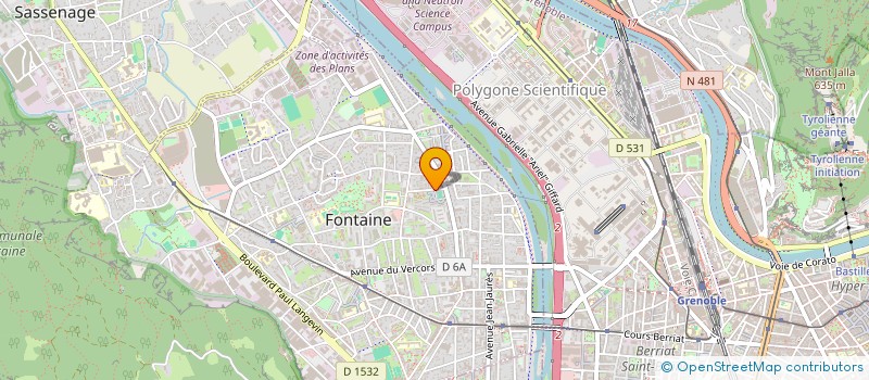 localisation de l'entreprise MADAME CHERINE ZERBAOUI  FONTAINE