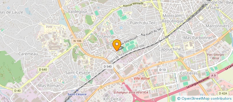 localisation de l'entreprise MADAME CHERLINE MOUSSOU  NIMES