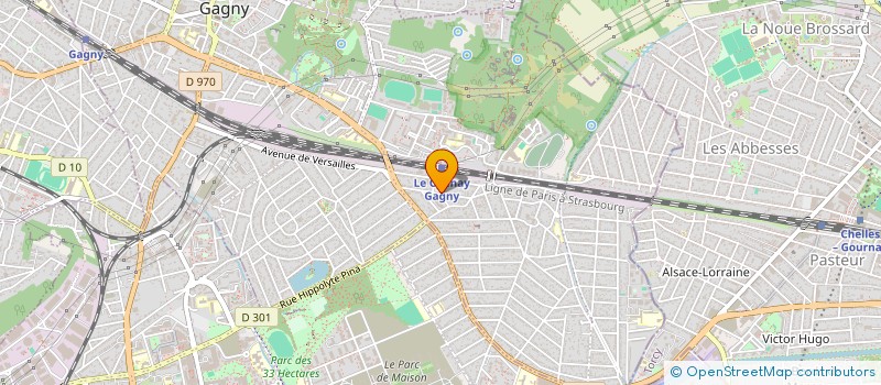 localisation de l'entreprise MADAME CHERRIANE HAMIDI  GAGNY