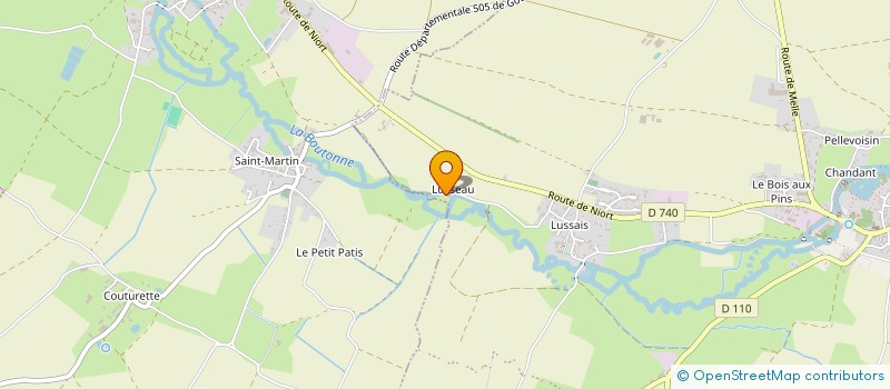 localisation de l'entreprise MADAME CHERRY POWELL  CHEF-BOUTONNE