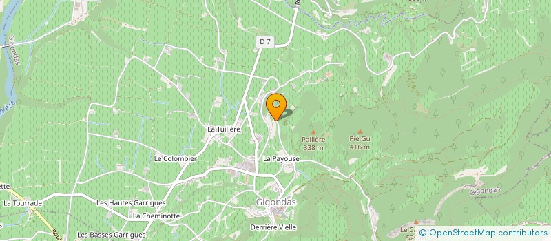 localisation de l'entreprise MADAME CHERRY WARD  GIGONDAS