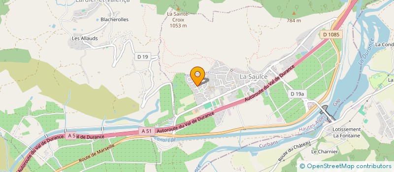 localisation de l'entreprise MADAME CHERYL DELCHAMBRE  LA SAULCE