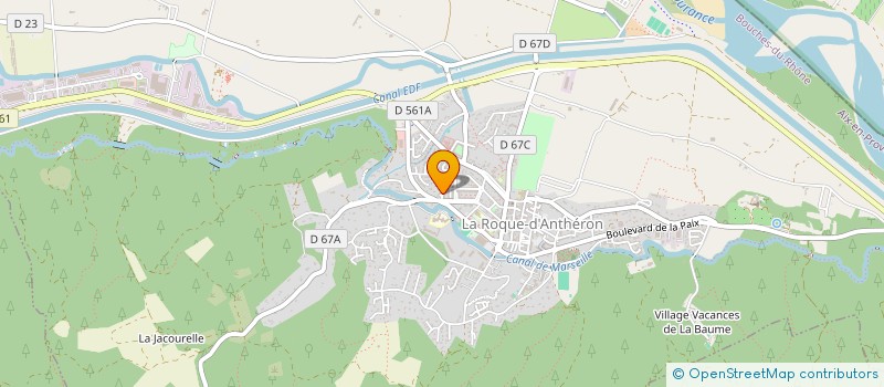 localisation de l'entreprise MADAME CHERYL DORE  LA ROQUE-D'ANTHERON