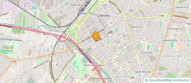 localisation de l'entreprise MADAME CHERYL FOSSIER  REIMS