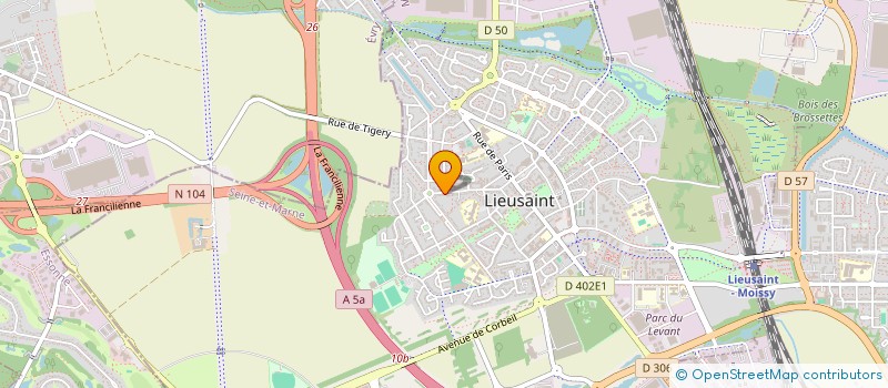 localisation de l'entreprise MADAME CHERYL HULIN  LIEUSAINT