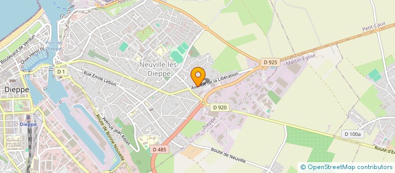 localisation de l'entreprise MADAME CHERYL JOLY  DIEPPE