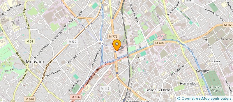 localisation de l'entreprise MADAME CHERYL LAUREYN  TOURCOING