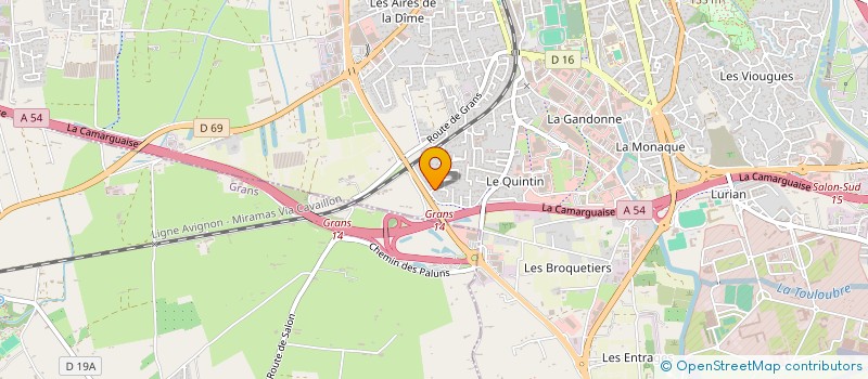 localisation de l'entreprise MADAME CHERYNE MATHIEU  SALON-DE-PROVENCE