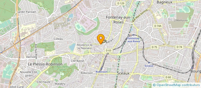 localisation de l'entreprise MADAME  CHEVALLIER à FONTENAY-AUX-ROSES