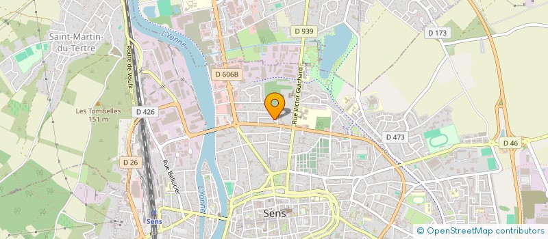 localisation de l'entreprise MADAME CHEYENNE BERTHE  SENS